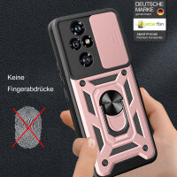 Outdoor Panzer Hülle für Honor 200 Pro Handyhülle mit Slide Kameraschutz Ringhalter in Rosegold