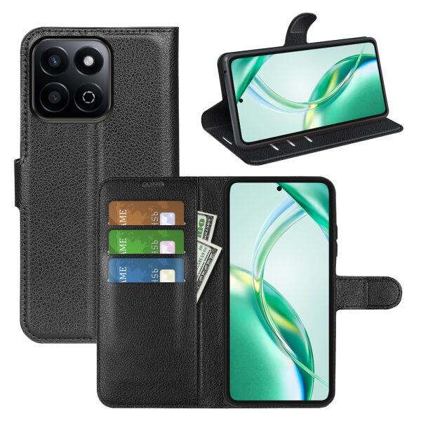 Handy Tasche für Honor 200 Smart Hülle Wallet Case Handyhülle Flip Cover PU-Leder Etui