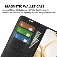 Handy Tasche für Honor 200 Hülle Wallet Case Handyhülle Flip Cover PU-Leder Etui