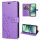 Handy Tasche für Xiaomi Redmi A5 Handyhülle Blumen Hülle Wallet Case Flipcover in Lila