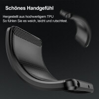 Carbon Hülle für Honor 200 Lite  Handyhülle Backcover TPU Silikon Bumper