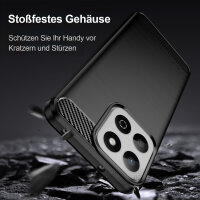 Carbon Hülle für Honor 200 Smart Handyhülle Backcover TPU Silikon Bumper