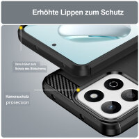Carbon Hülle für Honor 200 Smart Handyhülle Backcover TPU Silikon Bumper