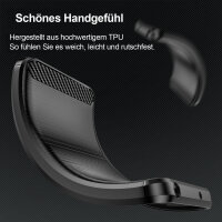 Carbon Hülle für Moto G55 Hülle Handyhülle Outdoor Handy Tasche Bumper Case Back Cover