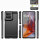 Carbon Hülle für Moto G75 Hülle Handyhülle Outdoor Handy Tasche Bumper Case Back Cover
