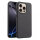 Hülle für Apple iPhone 16 Pro Handyhülle Back Cover Silikon Case Bumper in Schwarz