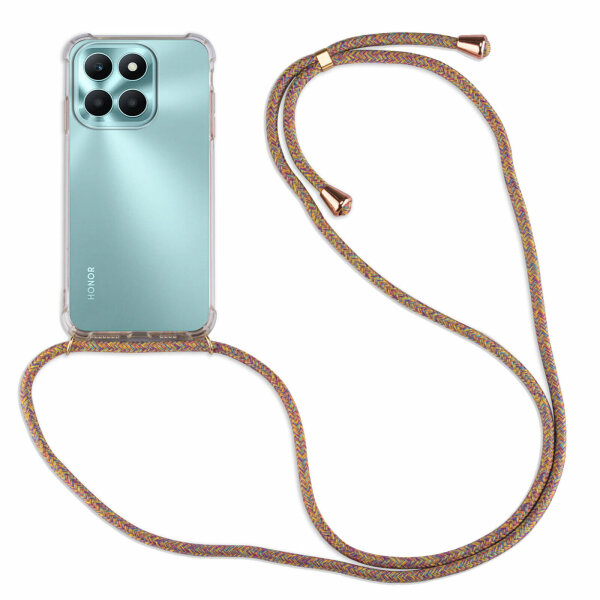 Handykette für Honor X6B Handyhülle mit Band Case Hülle mit Kordel Handy Tasche Rainbow