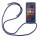 Handykette für Honor X6B Handyhülle mit Band Case Hülle mit Kordel Handy Tasche Blau