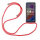 Handykette für Honor X6B Handyhülle mit Band Case Hülle mit Kordel Handy Tasche Rot