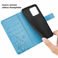 Hülle Honor X6B, Handy Tasche Handyhülle Flip Cover Wallet Case Klapphülle Etui Blau