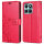 Hülle Honor X6B, Handy Tasche Handyhülle Flip Cover Wallet Case Klapphülle Etui Rot