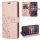 Hülle Honor X6B, Handy Tasche Handyhülle Flip Cover Wallet Case Klapphülle Etui Rosegold
