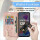 Hülle Honor X6B, Handy Tasche Handyhülle Flip Cover Wallet Case Klapphülle Etui Rosegold