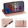 Hülle Honor X6B, Handy Tasche Handyhülle Flip Cover Wallet Case Klapphülle Etui Rosegold