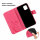 Handyhülle für Apple iPhone 11 – Flip Cover Blumen Pink