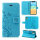 Handyhülle für Apple iPhone 11 Flip Cover Blumen Blau