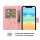 Handyhülle für Apple iPhone 11 – Flip Cover Blumen Rosegold