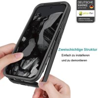 Handy Tasche für Google Pixel 9 Pro XL Hülle 360° Grad Handyhülle mit Displayschutz