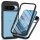 Handy Tasche für Google Pixel 9 Pro XL Hülle 360° Grad Handyhülle mit Displayschutz