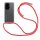Handykette für Honor 200 Handyhülle mit Band Case Hülle mit Kordel Handy Tasche in Rot