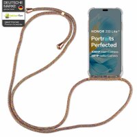 Handykette für Honor 200 Lite Handyhülle mit Band Case Hülle mit Kordel Handy Tasche in Rainbow