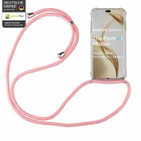 Handykette für Honor 200 Pro Handyhülle mit Band Case Hülle mit Kordel Handy Tasche in Rosa