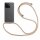 Handykette für Honor 200 Smart Handyhülle mit Band Case Hülle mit Kordel Handy Tasche in Beige / Braun