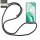 Handykette für Honor 200 Smart Handyhülle mit Band Case Hülle mit Kordel Handy Tasche in Schwarz