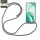 Handykette für Honor 200 Smart Handyhülle mit Band Case Hülle mit Kordel Handy Tasche in Grau