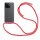 Handykette für Honor 200 Smart Handyhülle mit Band Case Hülle mit Kordel Handy Tasche in Rot