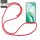 Handykette für Honor 200 Smart Handyhülle mit Band Case Hülle mit Kordel Handy Tasche in Rot