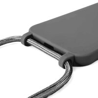 Handykette für Samsung Hanyhülle mit Band Hülle mit Kodel Smartphone Halskette Galaxy A26 in Schwarz