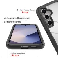360 Grad Hülle mit eingebautem Displayschutz für Samsung Galaxy S25 360° Bumper