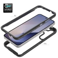 360 Grad Hülle mit eingebautem Displayschutz für Samsung Galaxy S25 360° Bumper