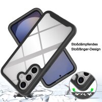 360 Grad Hülle mit eingebautem Displayschutz für Samsung Galaxy S25 360° Bumper