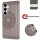 Handy Tasche für Samsung Galaxy S25 Hülle Handyhülle Klapphülle Wallet Case in Grau
