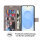 Handy Tasche für Samsung Galaxy S25 Hülle Handyhülle Klapphülle Wallet Case in Grau