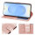 Handy Tasche für Samsung Galaxy S25 Hülle Handyhülle Klapphülle Wallet Case in Rosegold