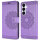 Handy Tasche für Samsung Galaxy S25 Hülle Handyhülle Klapphülle Wallet Case in Lila