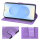 Handy Tasche für Samsung Galaxy S25 Hülle Handyhülle Klapphülle Wallet Case in Lila