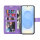 Handy Tasche für Samsung Galaxy S25 Hülle Handyhülle Klapphülle Wallet Case in Lila