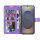 Handy Tasche für Samsung Galaxy S25 Ultra Hülle Handyhülle Klapphülle Wallet Case in Lila