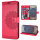 Handy Tasche für Samsung Galaxy S25 Ultra Hülle Handyhülle Klapphülle Wallet Case in Rot