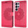 Handy Tasche für Samsung Galaxy S25 Ultra Hülle Handyhülle Klapphülle Wallet Case in Rot