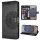 Handy Tasche für Samsung Galaxy S25 Ultra Hülle Handyhülle Klapphülle Wallet Case in Schwarz