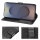 Handy Tasche für Samsung Galaxy S25 Ultra Hülle Handyhülle Klapphülle Wallet Case in Schwarz