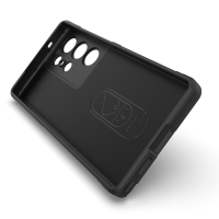Hülle für Samsung Galaxy S25 Ultra Handyhülle Outdoor Case Cover Bumper in Schwarz