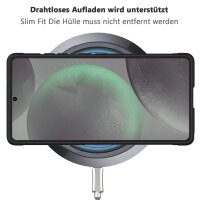 Hülle für Samsung Galaxy S25 Ultra Handyhülle Outdoor Case Cover Bumper in Schwarz