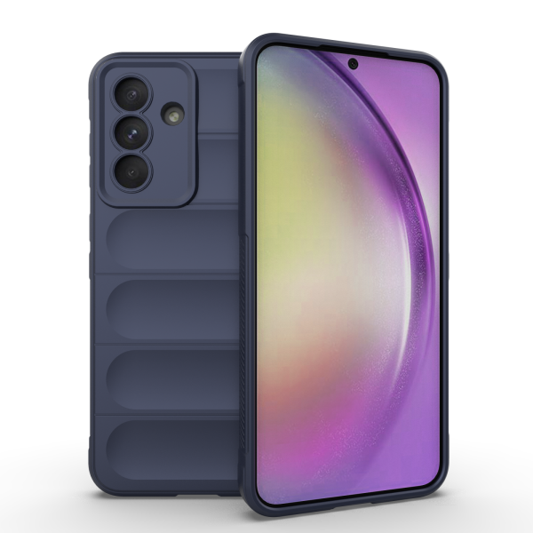 Hülle für Samsung Galaxy A36 / A56 Handyhülle Outdoor Case Cover Bumper in Blau