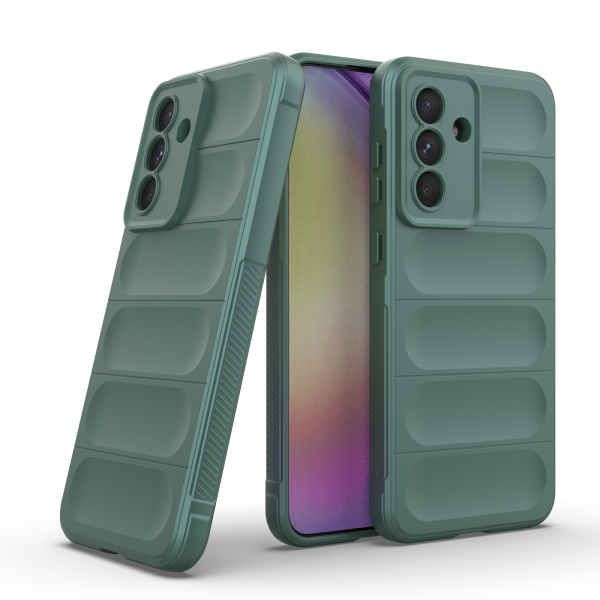Hülle für Samsung Galaxy A36 / A56 Handyhülle Outdoor Case Cover Bumper in Grün